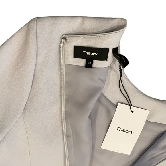 Theory Jatinn cloud Regent Crepe Dress - Picture 6 of 11